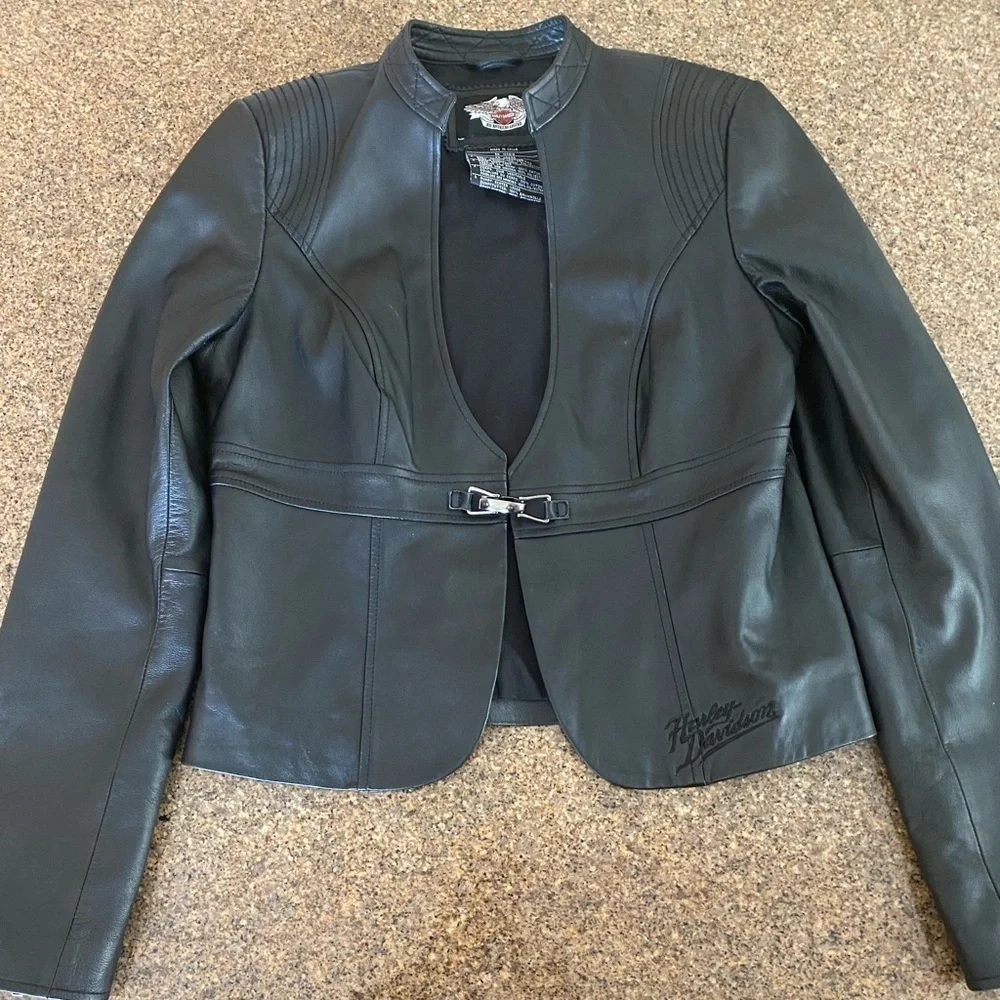 Prototype Harley Davidson Women’s Leather Jacket M​​​​​​​​ - Picture 3 of 9